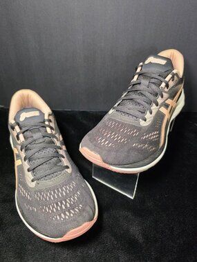 Asics 1012A746 Gel Excite 6 Black Rose Gold Running Shoes 10